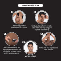 Gatsby Japan Hair Styling Wax - Edgy & Volume, For Hyper Quiff Style, Non Sticky, Volumizing Finish, Anytime Re-Stylable, Easy Wash Off, 75gm