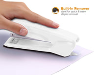 Bostitch Office Ascend 3 in 1 Stapler Integrated Remover & Staple Storage, 420 Staples Included, 20 Sheet Capacity, Lightweight, White (B210-WHT), Full Size