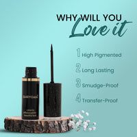 Shryoan Immortal Liquid Eyeliner | Intense & Matte Eyeliner | Lasts Long up to 24 hours | Smudge & Water Proof | (6ml)