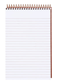 Ampad Gold Fibre Retro Writing Pad, Red Cover, White Paper, 5 x 8, Medium Rule, 80 Sheets, 1 Each (20-007)