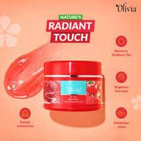 Olivia De Tan Face Pack with Tomato Extracts - 50g | Tan Removal Face Pack for Women | Natural Sun-tan Remover for Glowing Skin | Detan Pack for Women | Mask for Radiance & Brightening
