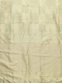 Satrani Women's Jacquard Poly Silk Saree With Unstitched Blouse Piece