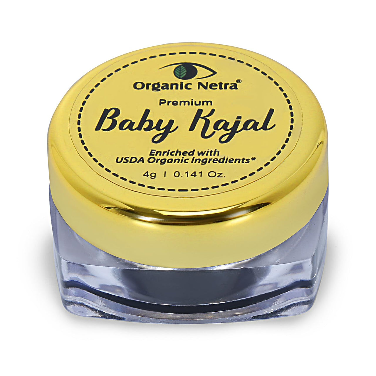 Organic Netra Baby Kajal Water Resistant, Smudgeproof 4g and Organic Netra Pure Aloe Vera Gel- 200 Gm