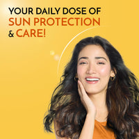 Joy Hello Sun Body Sunscreen Lotion SPF20 PA++ (300ml) | UVA + UVB Protection | Tan Control and restores Glow | Lightweight, Fast Absorbing & Zero White Cast | For Normal to Oily Skin