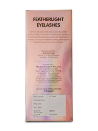 Recode RE05 Featherlight Faux Mink Eyelashes-Transparent Band,Pack of 10