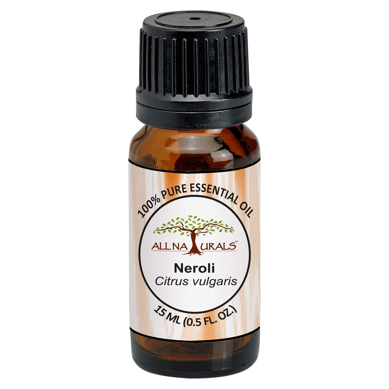 All Naturals Neroli Essential Oil 100% Pure for Clear Face, Glowing Skin, Sound Sleep & Diffusers, Deep Citrusy Floral Aroma - 15 mL