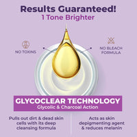 Sanfe Instant Spotlite Mask For Dark Underrams, Neck & Body| Dark Patch Removal Wipe-Off Cream in 10 Minutes | For Detanning, Anti Aging & Skin Tightening | Glycolic & Kojic acid with Charcoal 100g