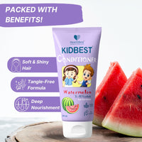 HealthBest Kidbest Conditioner For Kids | Nourishing Hair | All Hair Smoothing | Tear, Paraben, SLS Free | Watermelon Flavor | 200 ML, 1 Count