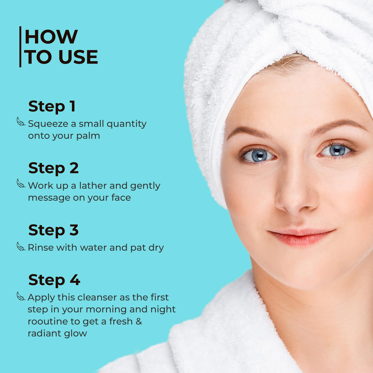 Truglw Daily Face Cleanser, Deeply Hydrates With 2% Niacinamide, Hyaluronic Acid, Aloe Vera, Calms Irritation, Supports Skin Barrier, For Acne-Prone, Dry or Sensitive Skin - 100ml