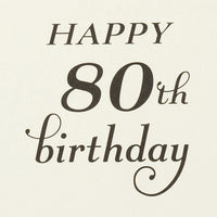 Hallmark 80th Birthday Card (Honor You Today)