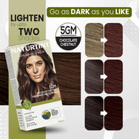Naturtint Permanent Hair Colour Gel Chocolate Brown 5GM | For Optimal Scalp Care | Long Lasting Hair Colour | Ammonia Free Vegan | No Parabens | Enriched with Olives & Organic Shea Butter