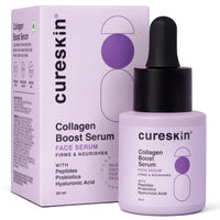 Cureskin Collagen Boost Hyaluronic Acid Serum | Plumps & Repairs with Hyaluronic Acid, Ceramide 3 & Copper Peptide