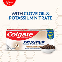 Colgate Sensitive Toothpaste with Clove Oil, for Sensitivity Relief, 160g,
