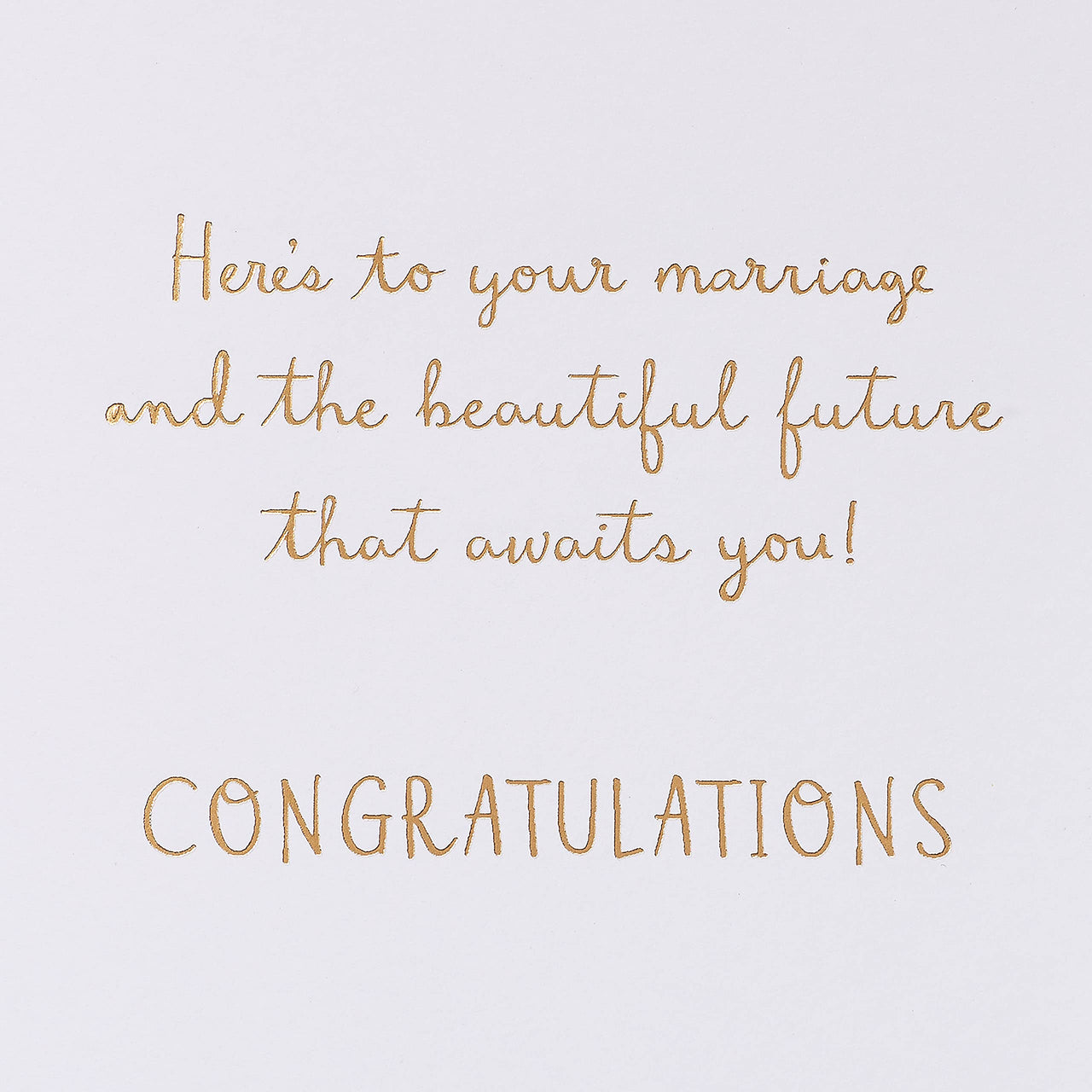 American Greetings Wedding Card (Happy and Meaningful Moments)