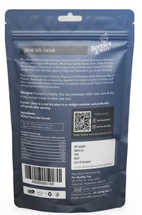 Berries & Nuts Premium American Pecan Nuts 200 Grams | Crunchy Nuts, Rich in Protein & Fiber, Pecans | 1 Pack of 200 Grams