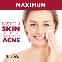 Stridex Daily Care Acne Pads Maximum Strength, 90 ct