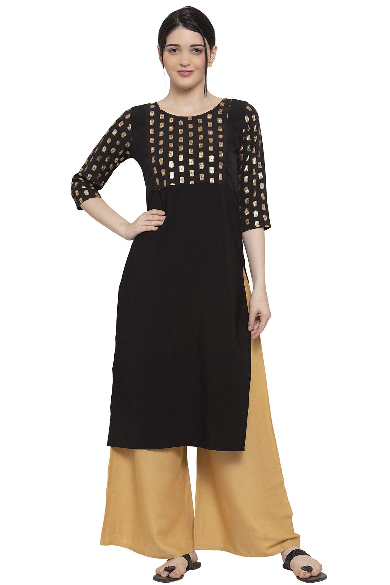 ALC Creation Women's  Crepe Skinny Kurta