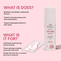 Mitchell USA Flaw-Less LightenUp Express Overnight De-Tanning Gel | Hydrating & Nourishing | Targets Dark Spots, Pigmentation & Winter Tanning | Made Safe with Imperial Peony (30g)