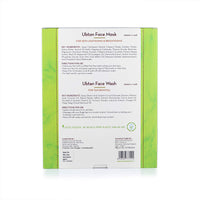 Mamaearth Ubtan Natural Face Wash with Turmeric & Saffron + Ubtan Face Pack Mask for Fairness, Tanning & Glowing Skin with Saffron, Turmeric & Apricot Oil - 100ml Each