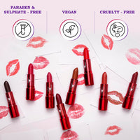 lumsy Cat Clumsy Tina Matte Lipstick – Magenta Shade | Long Lasting, Waterproof, Smudge-Proof & Non-Sticky | Bold Pink Lipstick for Women & Dusky Skin Tone | Hydrating Daily Use Lip Makeup for Office, College & Party