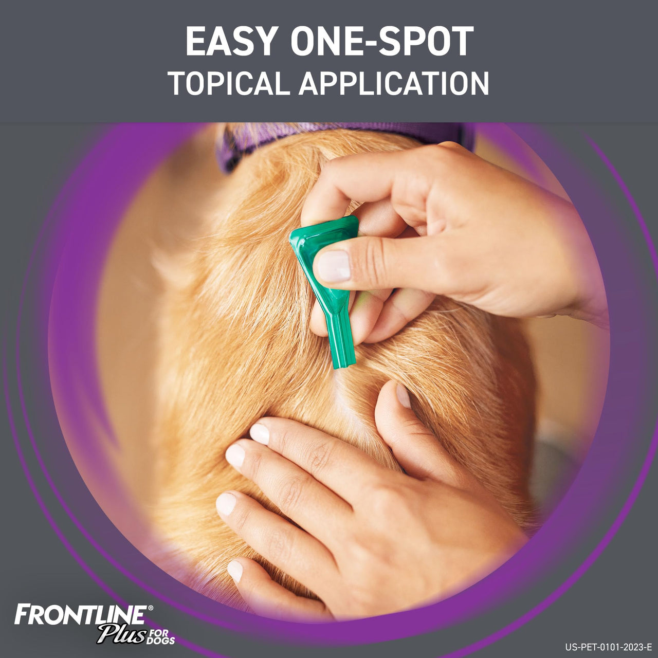 FRONTLINE Plus Flea and Tick Treatment for X-Large Dogs Up to 89 to 132 lbs., 3 Treatments
