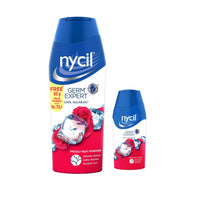 Nycil Germ Expert Prickly Heat Powder, 150gm+50gm, Assorted Fragrances (Cool Gulabjal)