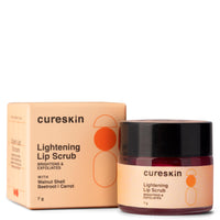 Cureskin Lightening Lip Scrub for Men and Women | Lip Scrub for Dark Lips to Lighten Pink