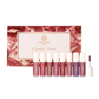 Carlton London Matte Liquid Lipstick Smudge-Proof | Long Lasting | Highly Pigmented |Makeup Gift Set - 8 CLGCYT8_1.7ml