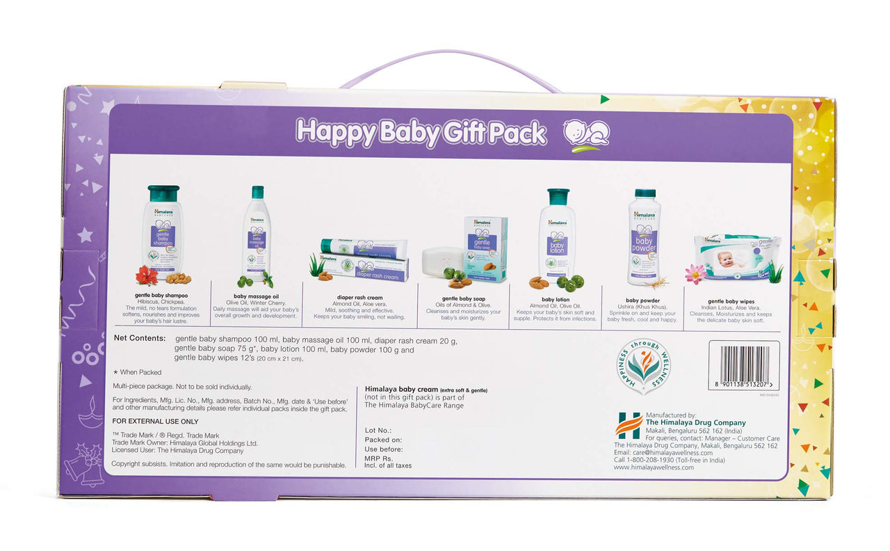 Himalaya Baby Powder (400g) & Himalaya Herbals Babycare Gift Pack