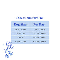 Bocce's  Bakery Hip & Joint Supplement for Dogs, Daily Chews Made in The USA with Glucosamine, MSM, and Chondroitin, Supports Healthy Joints, Peanut Butter & Honey, 60 ct