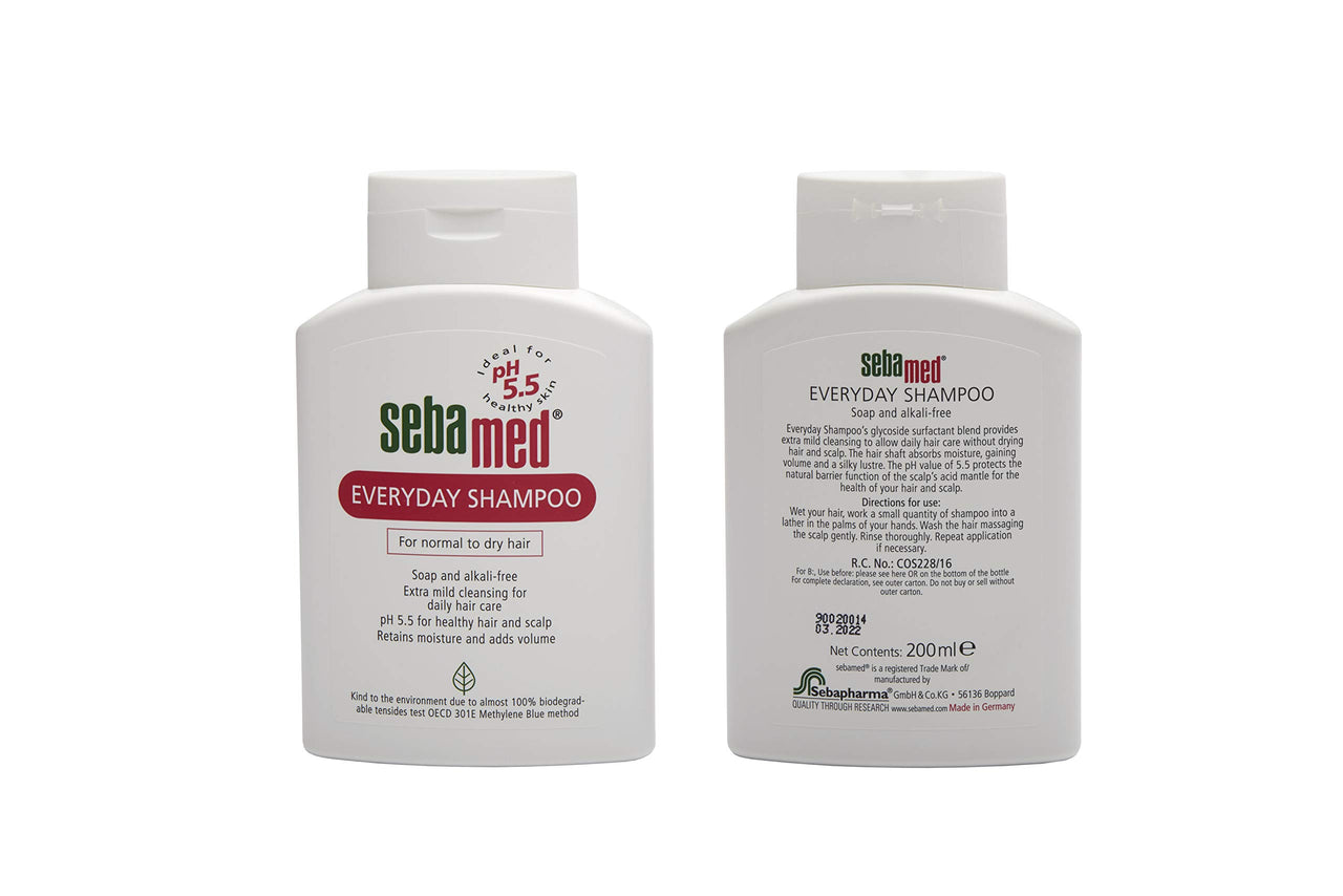 Sebamed Childrens' Shampoo, 500ml and Sebamed Everyday Shampoo, 200ml