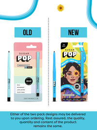 SUGAR POP 16Hr Longwear Kajal | Waterproof & Smudge-Proof | Intense Matte Finish | Sunflower Seed Oil & Vitamin E | Velvet Smooth Application | Transfer-Proof | 0.3gm - Black