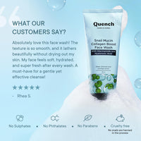 Quench Snail Mucin Collagen Boost Face Wash 100ml