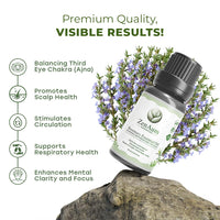 ZenAum Essences Mindful Moments Pair | 100% Pure Sandalwood & Rosemary Essential Oils Pack of 2 (15ml+15ml) | Grounding, Emotional Balance & Mental Clarity | Diffuser, Skincare & Aromatherapy Use | GMP, IFRA, ISO Certified