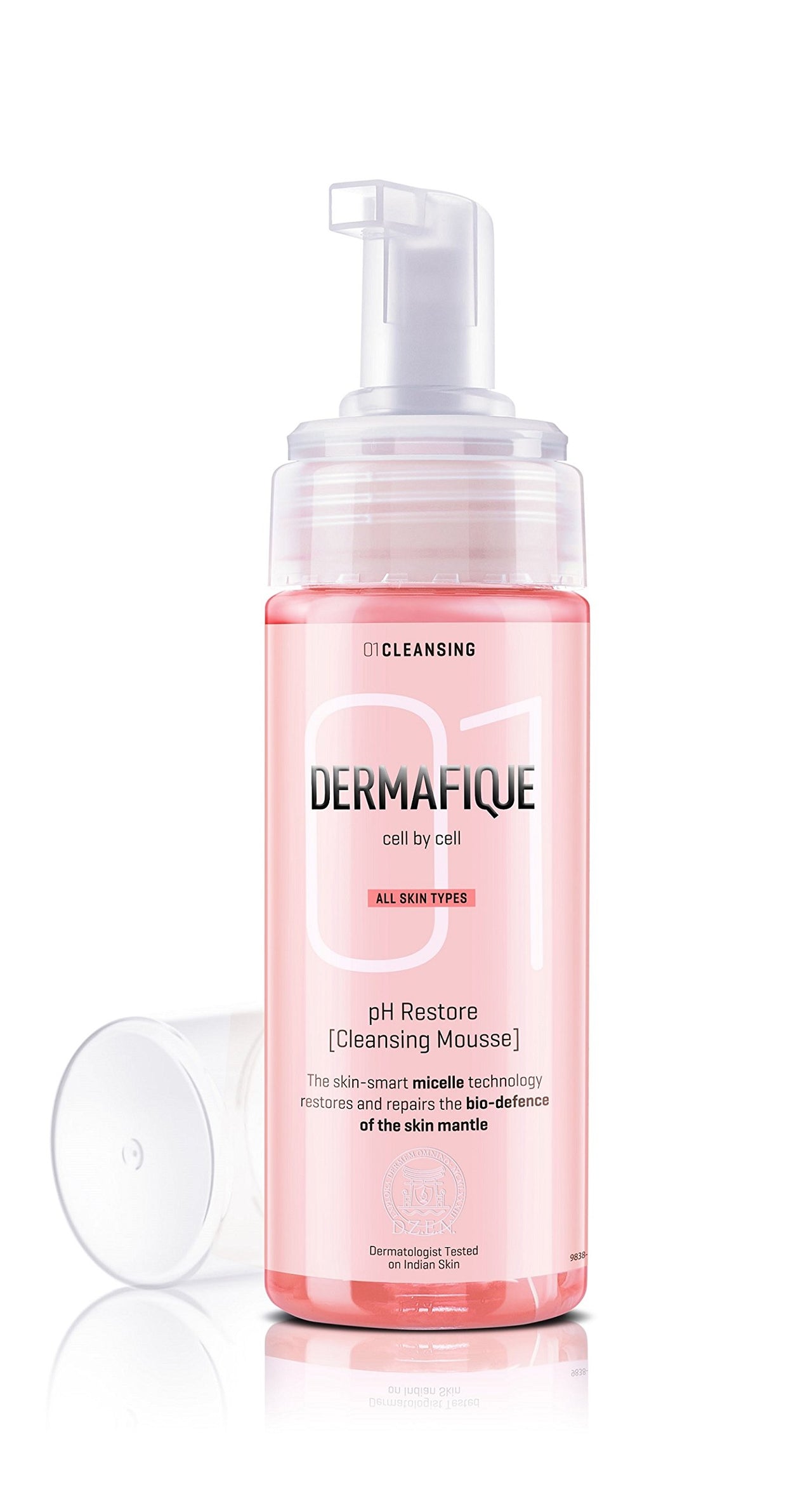 Dermafique All Important Skin Toner, Aqua Marine, 150ml And Dermafique Ph Restore Cleansing Mousse, Pink, 150ml