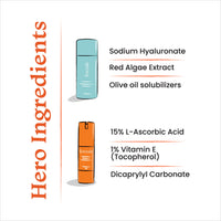 Foxtale Hydraglow Trio Skin Care Kit | Cleanser Face Wash 100ml + Ceramide Moisturizer 50ml + Vitamin C Face Serum 30ml