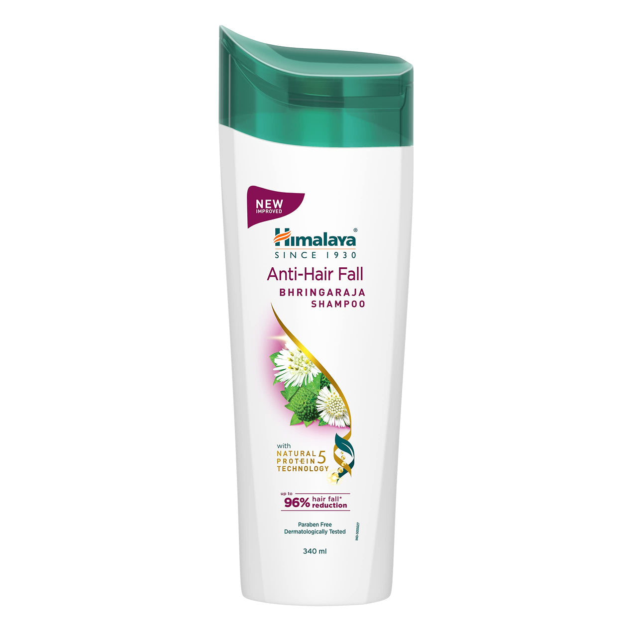 Himalaya Anti-Hair Fall Bhringaraja Shampoo, Reduces Hair Fall, Makes Hair Healthy, With Bhringaraja & Palasha,for men and women, 340ml