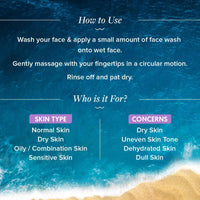 Aqualogica illuminate+ Smoothie Face Wash with Wild Berries & Alpha Arbutin for Gently Exfoliates & Hydrates Skin | For Glowing, Combination & Dry Skin -100ml