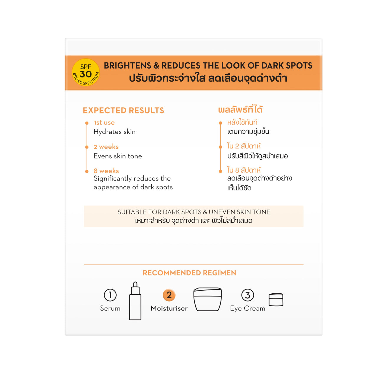 Olay Vitamin C Face Cream with SPF30 l Brightens Skin and Reveals Glow | Smooth Texture with Niacinamide l Paraben and Sulphate Free | Normal, Oily, Dry and Combination Skin l 50g