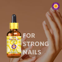 Deve Herbes Vitamin E Oil with Glass Dropper for Healthy Skin, Hair & Nails | Pure | Non-Sticky | Non-greasy | Lightweight | All Skin Types | Men and Women 50ml