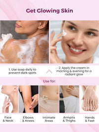 Kozicare Kojic Acid Soap & Saffron Face Cream Combo | Body Tan Removal Soap | Body Soap for Women & Men- Pack of 3 | Alpha Arbutin & Niacinamide Cream | Reduces Dark Spots and Enhances Glow-15gm