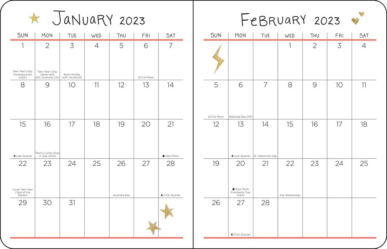 Focus Pocus 16-Month 2022-2023 Weekly/Monthly Planner