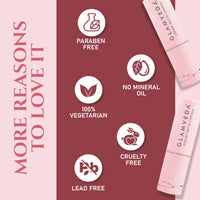 Glamveda Creamy Matte Long Lasting Lipstick with Ceramides & Peptides, Lightweight, 12 Hour Wear, Smudgeproof & Transferproof - Impulsive 304