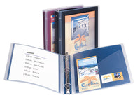 Avery Flexi-View 3 Ring Binder, 1 Inch Round Rings, 3 Black Binders (17686) 1