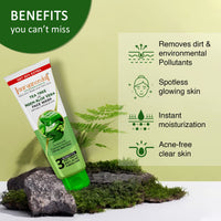 Aryanveda Tea Tree Face Wash With Neem & Aloe Vera Extracts, 120 Gm (Pack Of 2) (Tea Tree Face Wash + Tanend Tan Removal Face Wash)