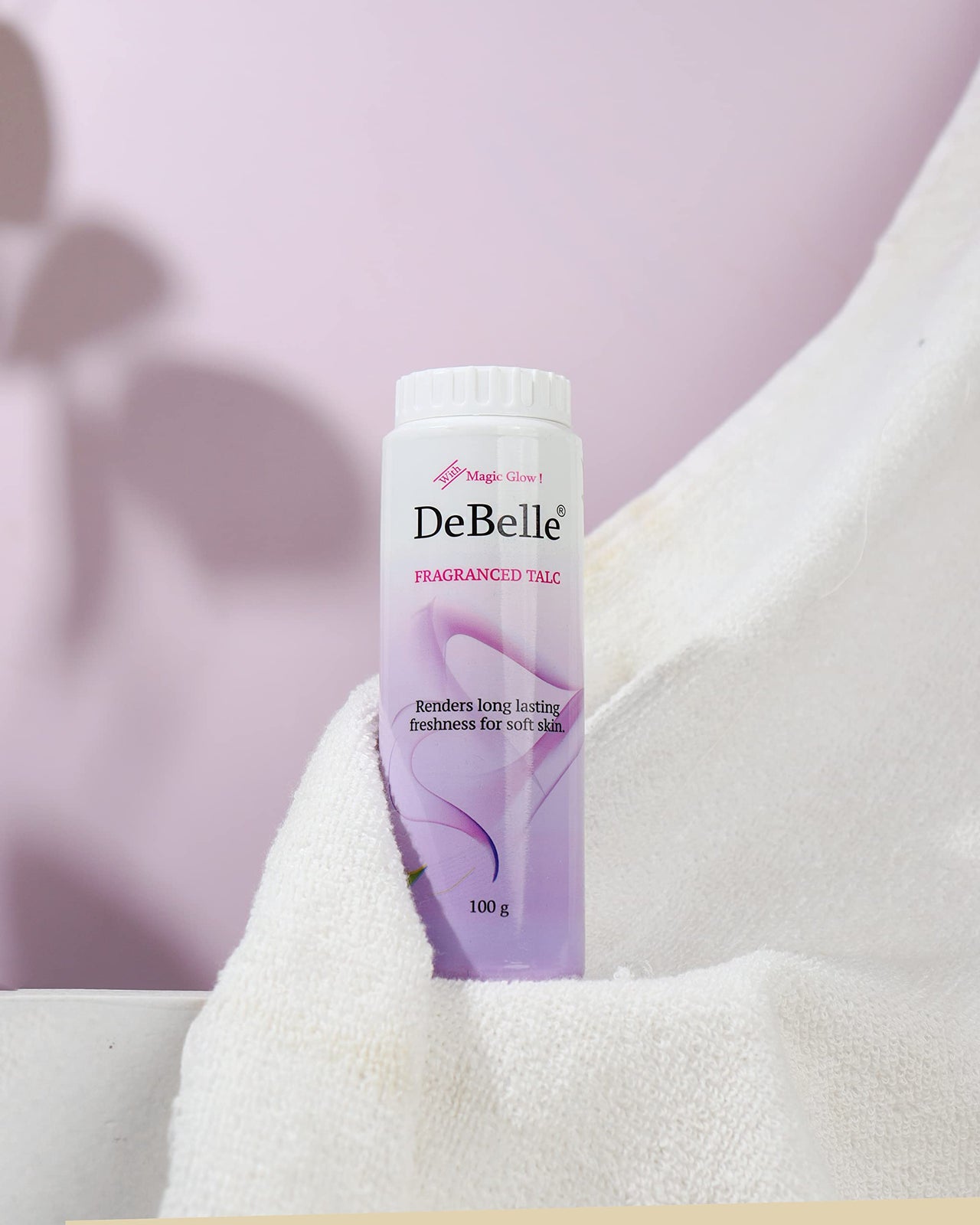 DeBelle fragrance Talc, White, 100 g (Pack of 2)