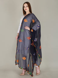 DIAMO Embroidered Chiffon Women's  Dupatta