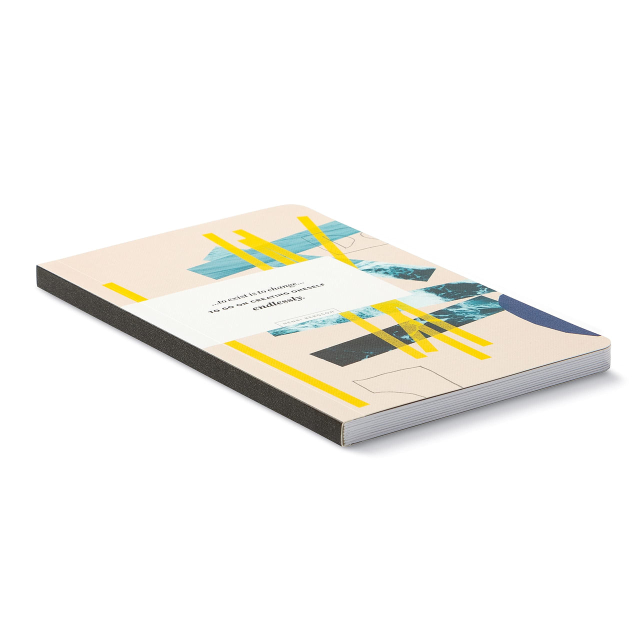 Compendium Softcover Journal - To exist is to change… to go on creating oneself endlessly. – A Write Now Journal with 128 Lined Pages, 5″W x 8″H …to exist is to change...to go on creating