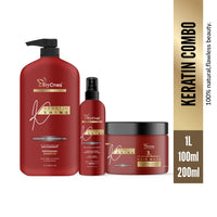 TryOnes Hair Shampoo Hair Mask Hair Spray Combo with Keratin and Rosemary Oil for Hair Strengthening and Frizz Control Up to 72 Hours for Smooth and Shiny Hair