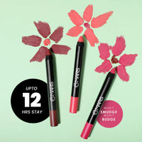 MARS Matte Liquid Lip Color | Long Lasting | Non-Transfer & Waterproof Lipstick for Women (4.5 ml) (01-Spice Brown) Long Lasting Crayon Lipstick up to 12 Hours Stay (3.5 gm) (12-I Am Fierce)